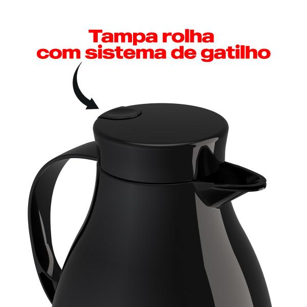 Imagem de Garrafa Térmica Bule Pequena Café Chá Água Paris 0,5L 500ml