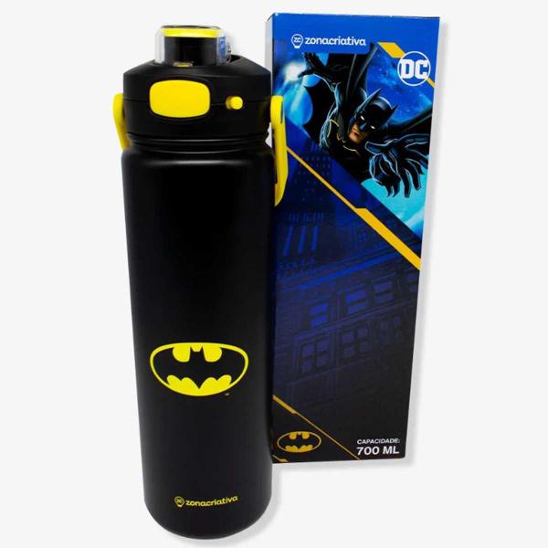 Imagem de Garrafa Térmica Click Batman Warner 700 Ml Zona Criativa