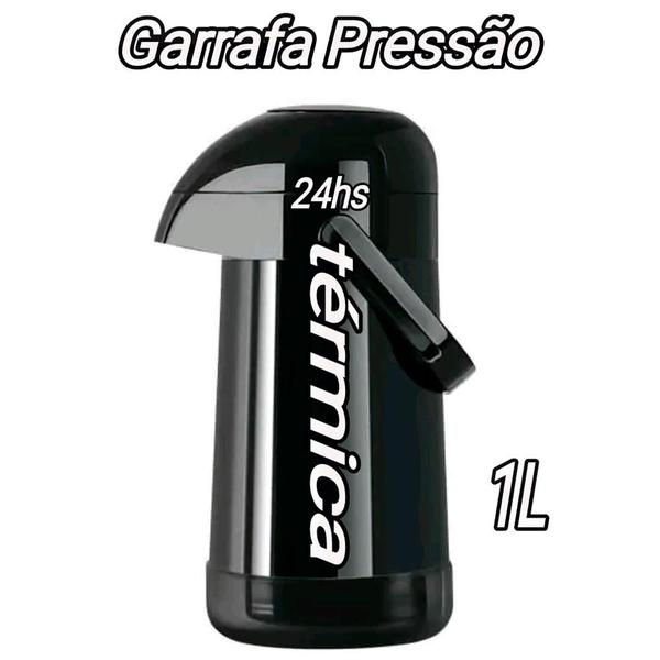 Imagem de garrafa térmica de água café escritório cozinha trabalho treino colégio parede dupla