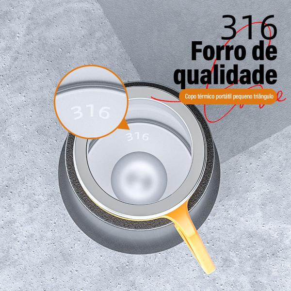 Imagem de Garrafa Térmica de Água Café Suco A Vácuo 500ml Inox Parede Dupla Camping Academia Passeio Caminhada Portátil