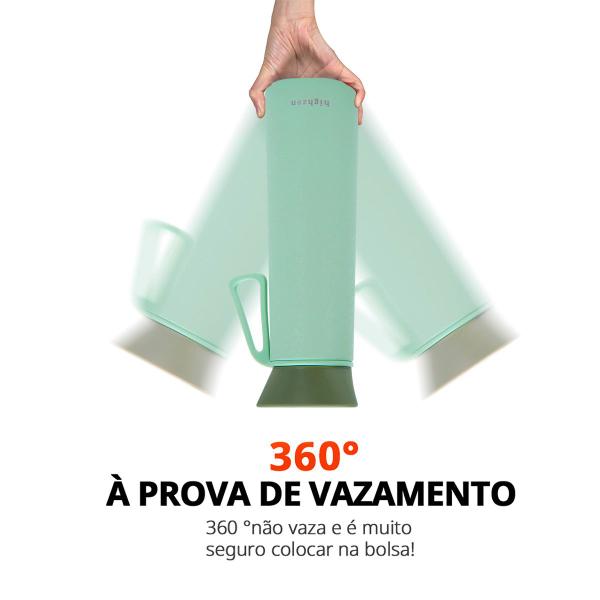 Imagem de Garrafa Térmica de Café Água Suco Parede Dupla A Vácuo 500 ml Inox Camping Academia Passeio Caminhada Portátil