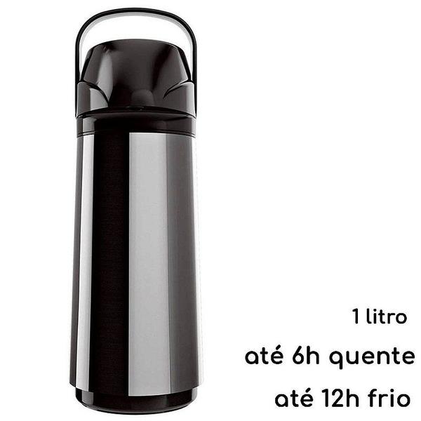 Imagem de Garrafa Térmica de Café Chá Inox  1 litro - Invicta