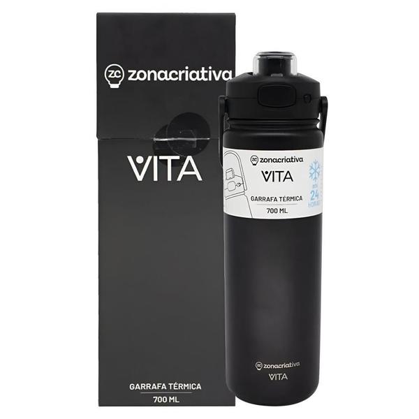 Imagem de Garrafa Termica Excallibur Click Vita Nanquim 700ml