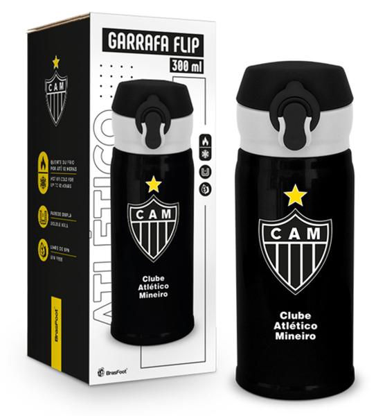 Imagem de Garrafa térmica flip 300ml times - atlético