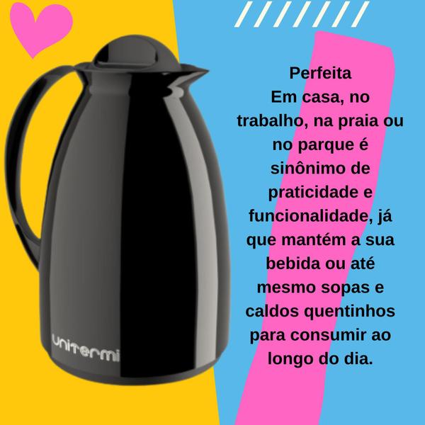 Imagem de Garrafa Térmica Florença 650ml Unitermi Água Chá Café