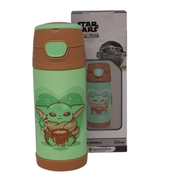 Imagem de Garrafa Térmica Handle Baby Yoda Star Wars - Zona Criativa