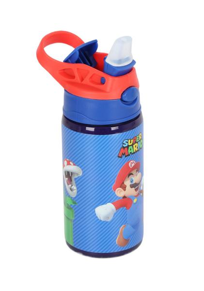 Imagem de Garrafa Térmica Infantil Aço Inox Escolar Super Mario 500ml - Luxcel