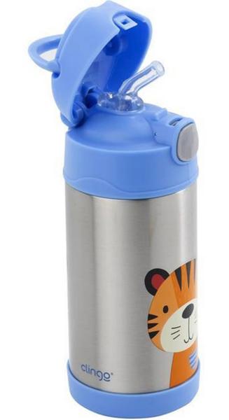 Imagem de Garrafa Térmica Infantil Aço Inoxidável 270ml Clingo