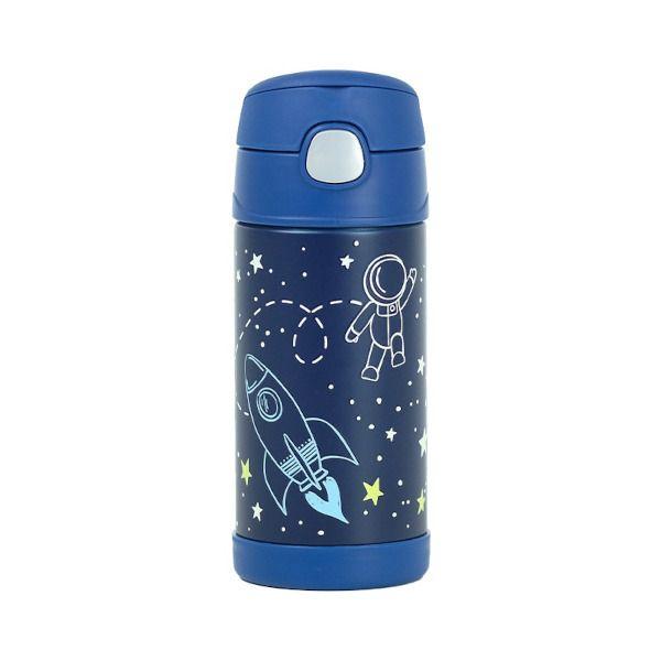 Imagem de Garrafa Térmica Infantil Astronauta 355ml Azul Thermos