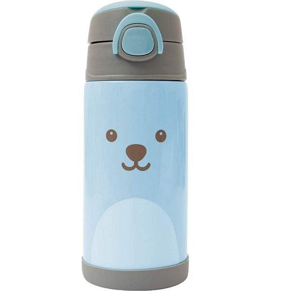 Imagem de Garrafa Termica Infantil com Canudo GUMY 400ML AZUL Buba 12109