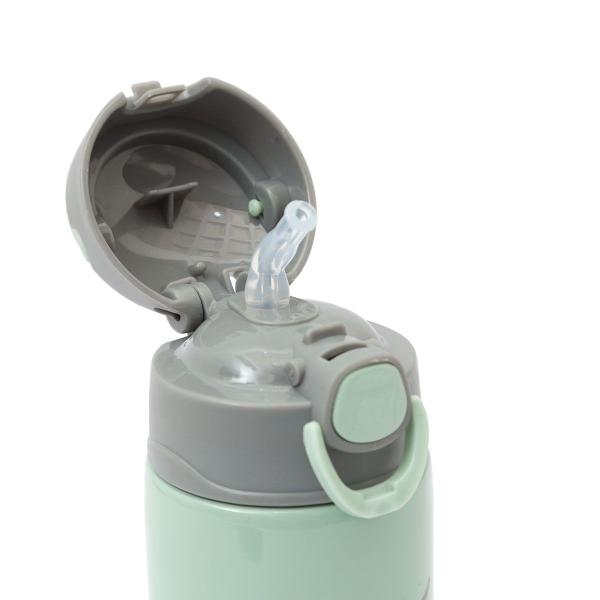 Imagem de Garrafa Térmica Infantil Gumy Com Canudo Aço Inox 420 ML Buba