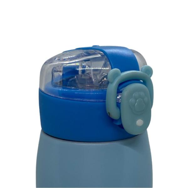 Imagem de Garrafa Térmica Infantil Inox Trava + Bico de Silicone 500ml