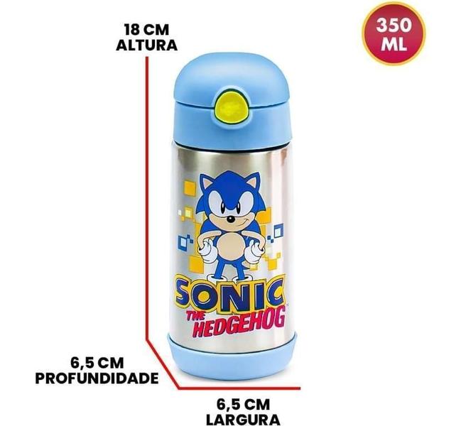 Imagem de Garrafa Térmica Infantil Sonic ul 350 Ml