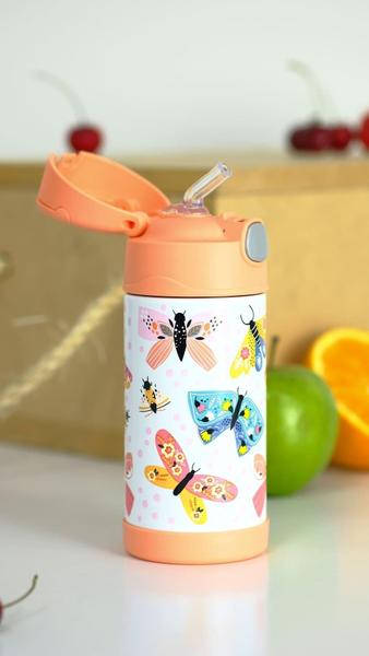 Imagem de Garrafa Térmica Infantil Thermos 355Ml Borboletas Mariposas