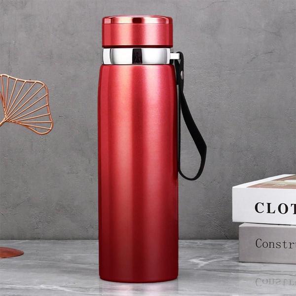 Imagem de Garrafa Térmica Inox 1 Litro Inquebrável De Viagem Portátil Para Café Água Bebidas Chá