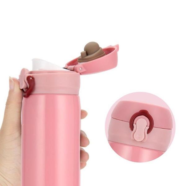 Garrafa Térmica Inox 500ml Academia Bike Água Gelada Escola - SUPER TERMICA Imagem de Garrafa Térmica Inox 500ml Academia Bike Água Gelada Escola