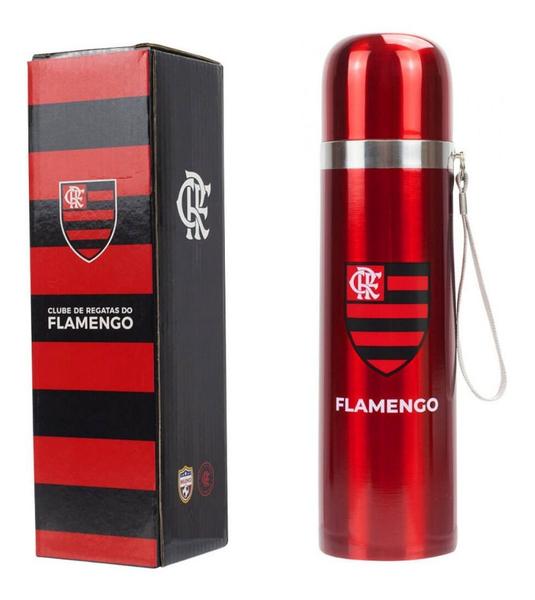 Imagem de Garrafa Térmica Inox Flamengo Mengão 500ml