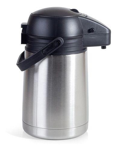 Imagem de Garrafa Térmica Inox Pressão 1 Litro Café Chá - Termopro