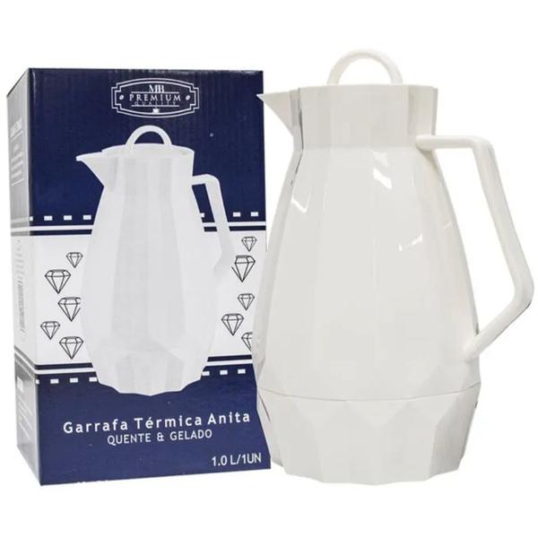 Imagem de Garrafa Térmica MB Home Premium Anita 1L Branco