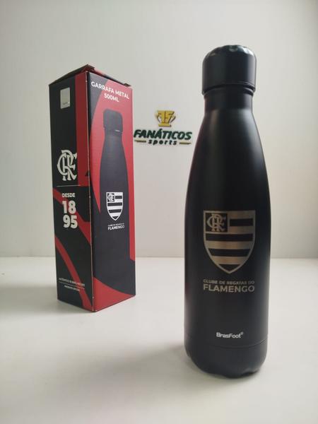 Garrafa termica metal neo 500ml - flamengo laser - Brasfoot Imagem de Garrafa termica metal neo 500ml - flamengo laser