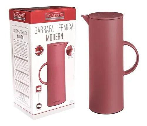 Imagem de Garrafa Térmica Modern 1L Rosa -HAUSKRAFT