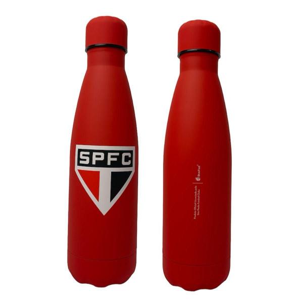 Garrafa Térmica NEO Vermelha Time São Paulo 500Ml - Brasfoot Imagem de Garrafa Térmica NEO Vermelha Time São Paulo 500Ml