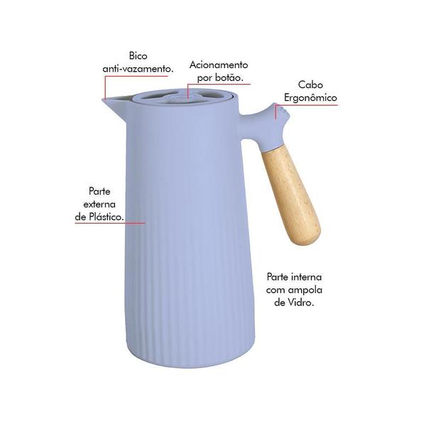 Imagem de Garrafa Térmica Nórdica ul Clara 1L Class Home