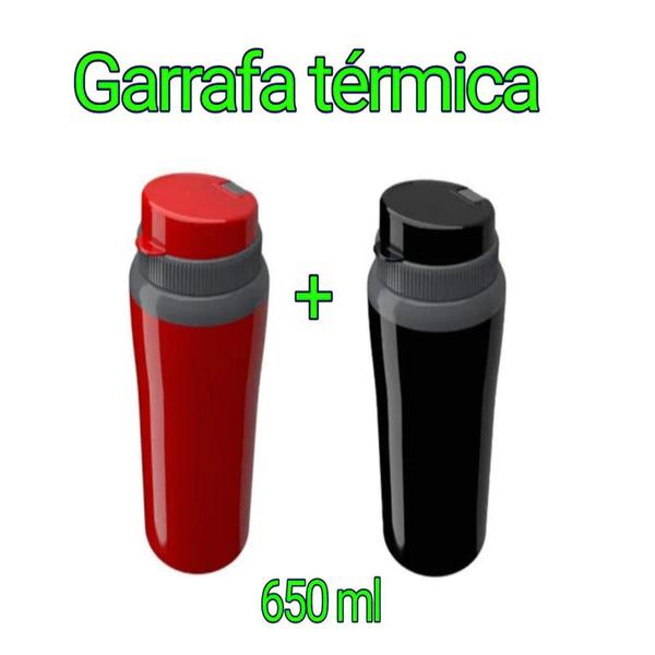 Imagem de garrafa térmica para água gelada 500ml escritório  treino colégio parede dupla