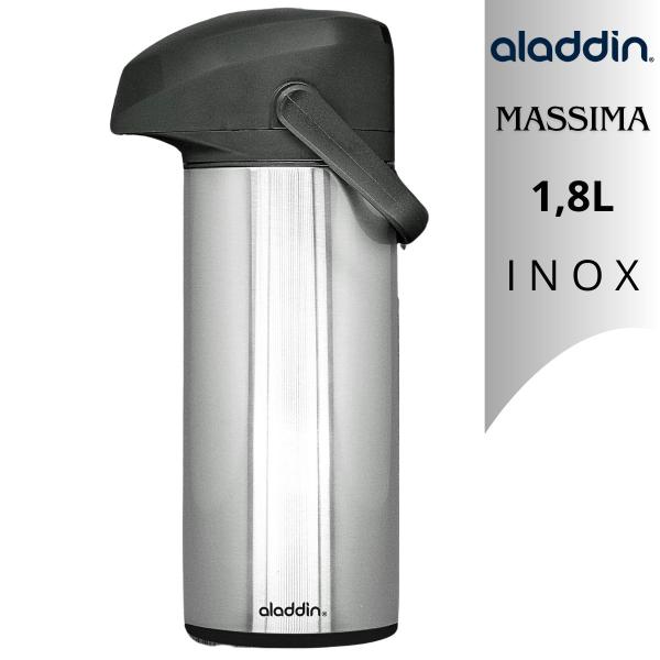 Imagem de Garrafa Térmica Para Café 1,8L Massima Inox Aladdin Tereré Chimas