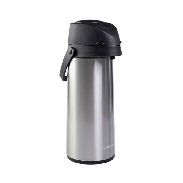 Imagem de Garrafa Térmica Safira 1,9 Litro Inox Água Café Resistente