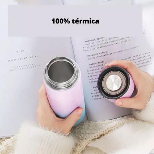 Imagem de Garrafa Térmica Termômetro Digital Led 500ml C/NF