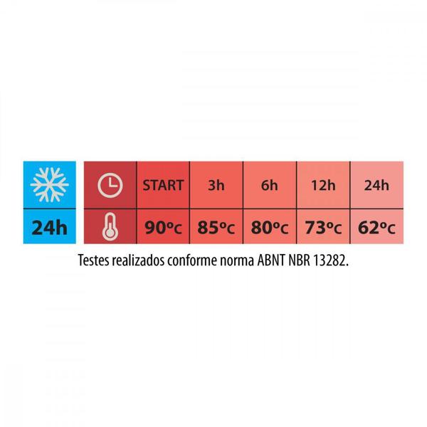 Imagem de Garrafa Térmica Tramontina Exata Inox Ampola de Vidro 1,8 L