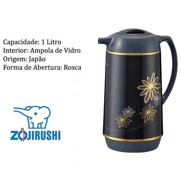 Imagem de Garrafa Térmica Zojirushi Gold Corsage 1 Litro AHGB10BN