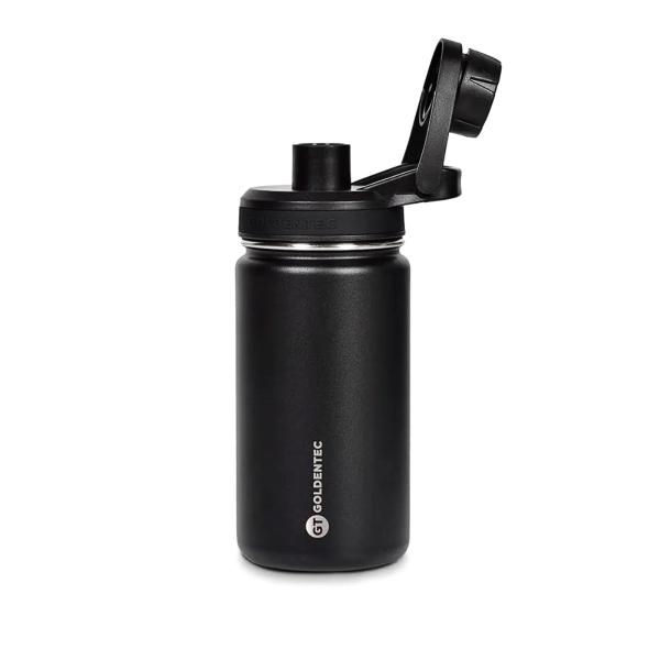 Imagem de Garrafa thermos 350ml preta gt3 - goldentec