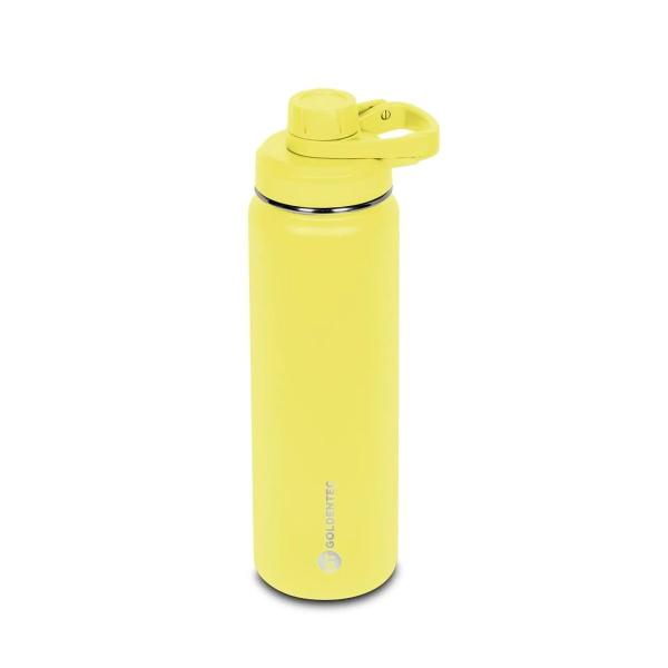 Imagem de Garrafa thermos 750ml amarelo gt3 - goldentec