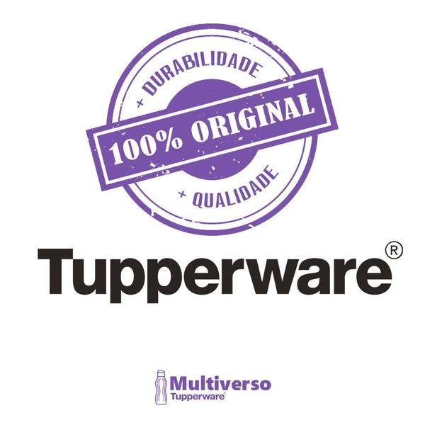 Imagem de Garrafa Tupperware 1L Eco Tupper Quadrada Retornável