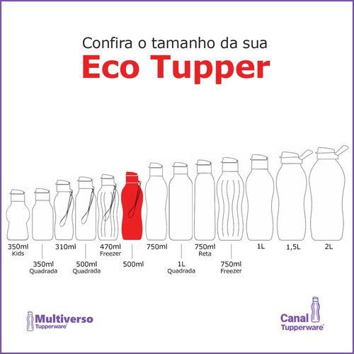 Imagem de Garrafa Tupperware 500ml Eco Tupper Retornável Ecológica