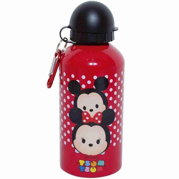 Imagem de Garrafa Vermelha Alumínio Mickey E Minnie Tsum Tsum 500Ml