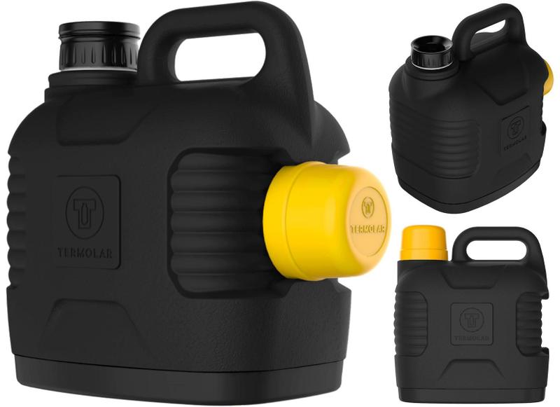 Garrafão Térmico 5 Litros Mantém Gelado Quente Preto E Amarelo Trilha Camping Supertermo -... Garrafão Térmico 5 Litros Mantém Gelado Quente Preto E Amarelo Trilha Camping Supertermo -...