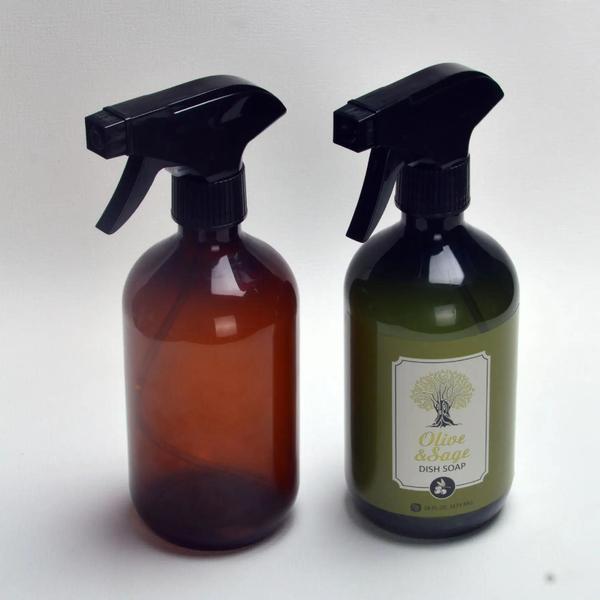 Imagem de Garrafas De Spray Recarregáveis PET 500ML Com Gatilho Para Perfume De Aromaterapia De Óleos