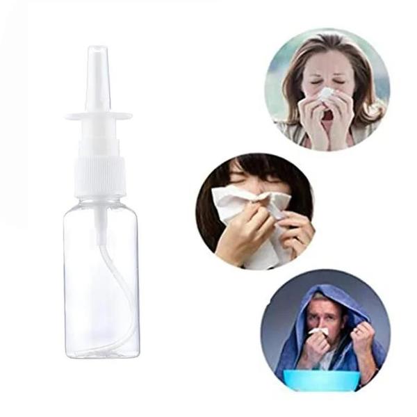 Imagem de Garrafas Plásticas para Pulverizador Nasal - 5 Unidades (10ml, 20ml e 30ml)