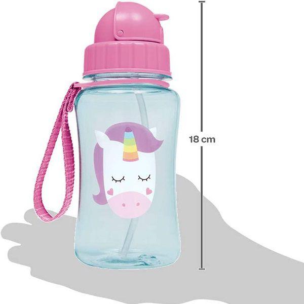 Imagem de Garrafinha Animal FUN Squeeze Infantil Buba Canudo Retratil