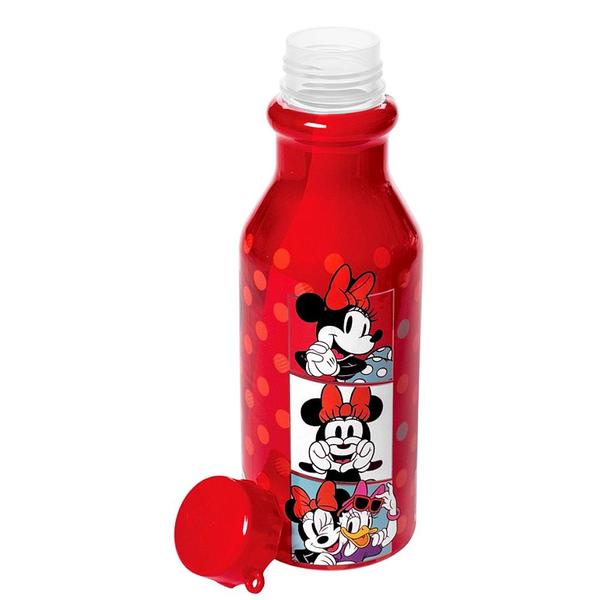 Imagem de Garrafinha com tampa da Minnie Disney 500ml Vermelha