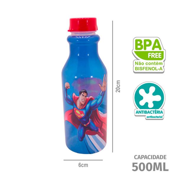 Imagem de Garrafinha de Água Infantil 500 ML Escolar Plasútil