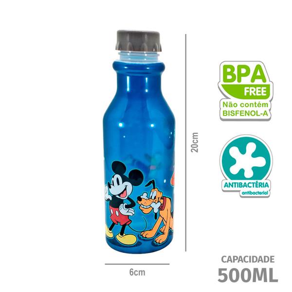 Imagem de Garrafinha de Água Infantil 500 ML Escolar Plasútil