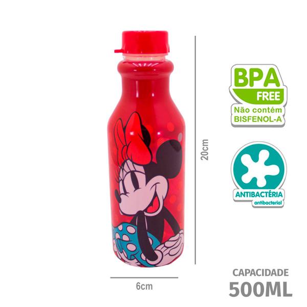 Imagem de Garrafinha de Água Infantil 500 ML Escolar Plasútil