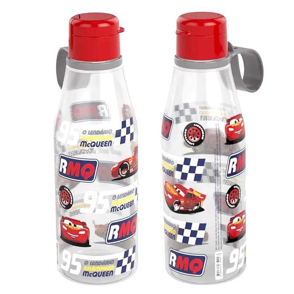 Imagem de Garrafinha do Relâmpago Mcqueen com tampa Abre Fácil 530ml