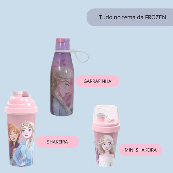 Imagem de Garrafinha Frozen mini shakeira e shakeira Elza e Ana 3 unid