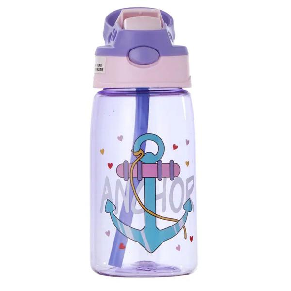 Garrafinha Infantil com Bico de Silicone e Alça Portátil 480 ml Animais Antivazamento - Letoy Imagem de Garrafinha Infantil com Bico de Silicone e Alça Portátil 480 ml Animais Antivazamento