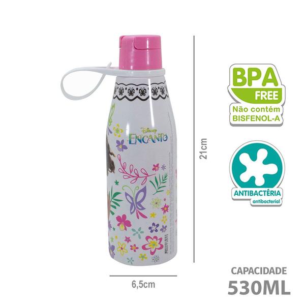 Garrafinha Infantil de Plástico Com Tampa Abre Fácil 530ml Plasútil Imagem de Garrafinha Infantil de Plástico Com Tampa Abre Fácil 530ml Plasútil